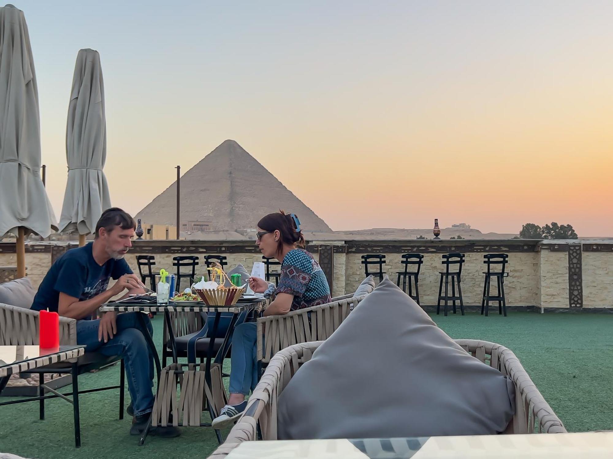 King Cheops Inn - Pyramid View Cairo Exterior photo