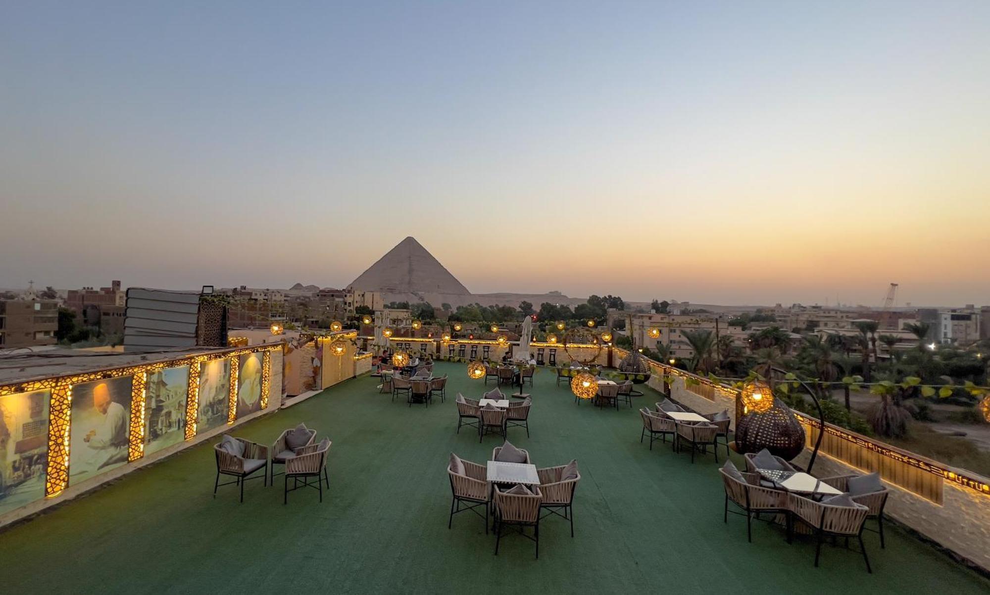 King Cheops Inn - Pyramid View Cairo Exterior photo